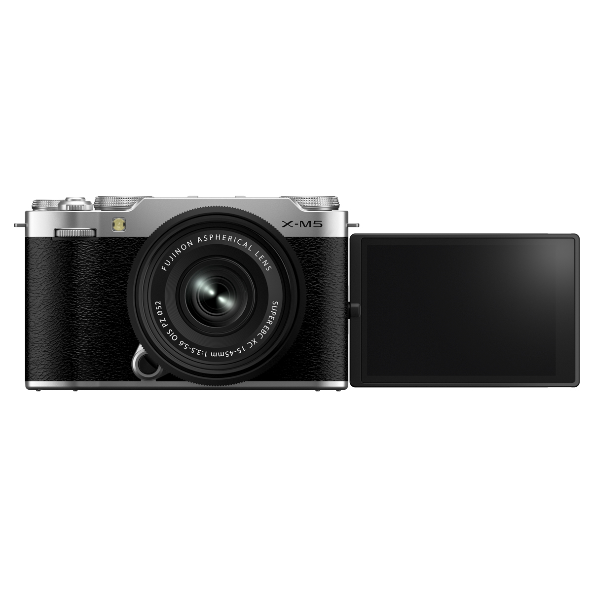X-M5_front_XC15-45_variangle open_silver